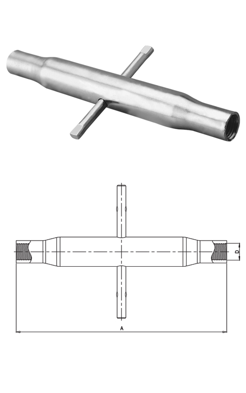TOP LINK PIPE (BEND TOMMY ROD, WELDED PLATE)
