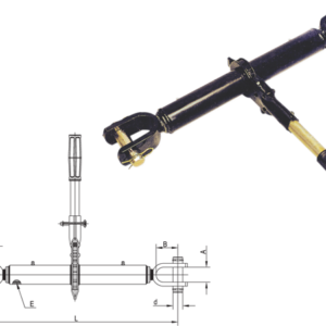 TOP LINK ASSEMBLY WITH RATCHET JACK ATTACHMI