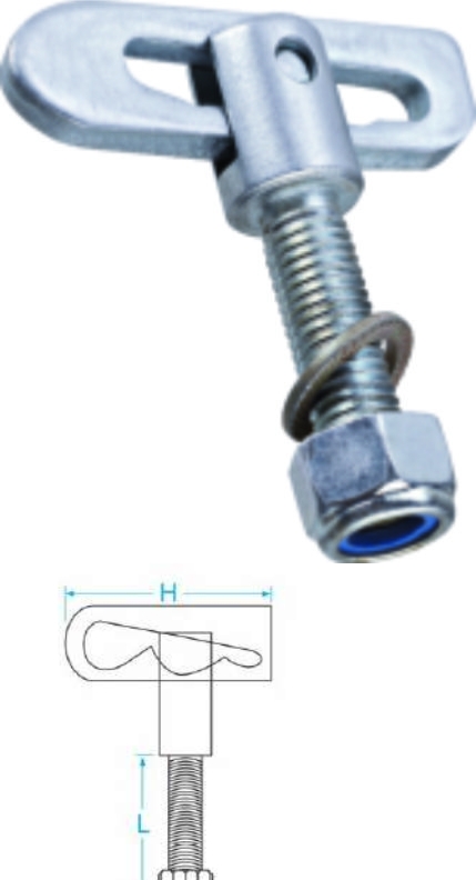 Drop Lock Pin Weld On Type