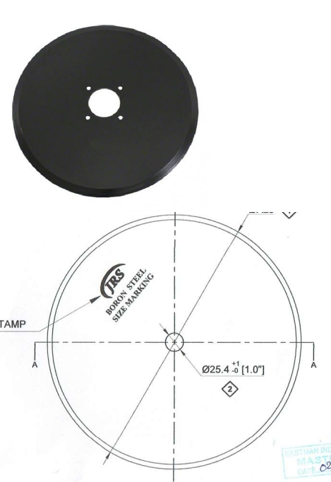Flat Seeder Disc