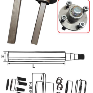 Trailer Wheel Hub Axle