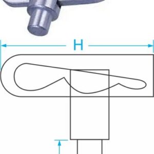 Drop Lock Pin Weld on