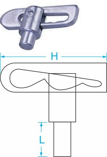 Drop Lock Pin Weld on