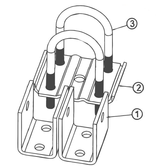 Trailer Tandem Hanger Kit (Medium)