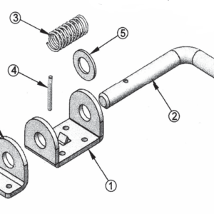 Trailer Latch Assembly-1260ZN01-Long