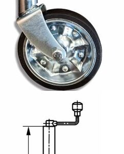 Trailer Premium Jockey Wheel-Without Ribs