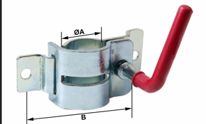 Trailer Clamp For Jockey Wheel